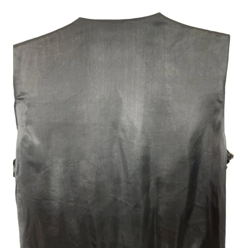Vintage Sophisticates By Jonathan Martin Beaded Velvet Vest Womens Size Large - Picture 8 of 9